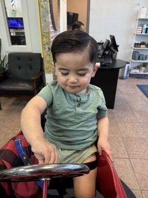 Toddler hair cut