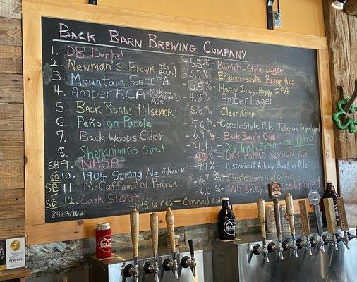 Beer List