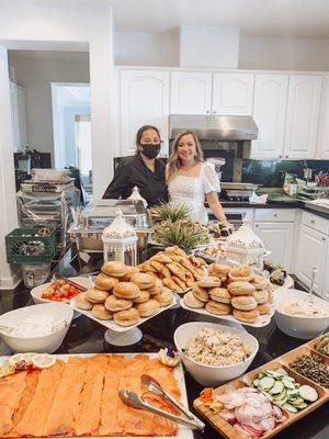 Thank you so much for making my dream bridal shower food come to life, Chef Mai!