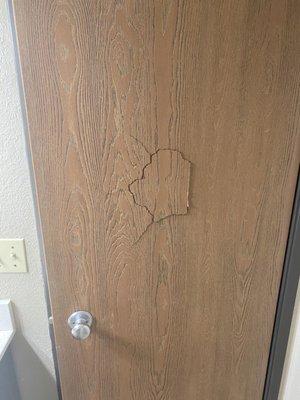 More photos of the broken door