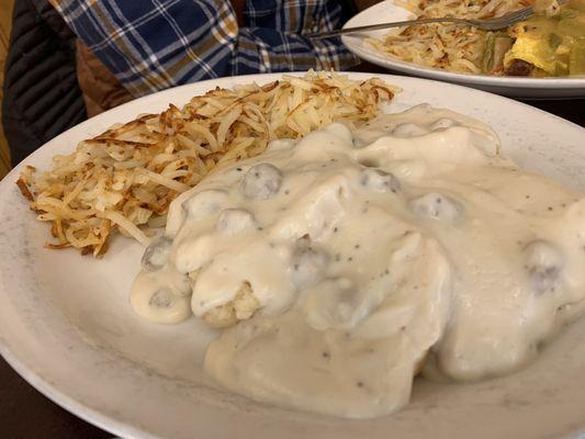 Biscuits and gravy