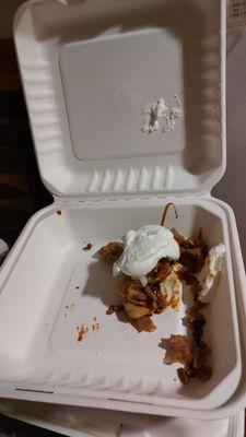 Alleged cinnabon. Who ate the rest of it???