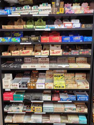 Rolling paper selection.