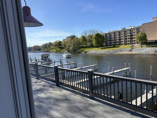 View from Fricano's Manistee River.