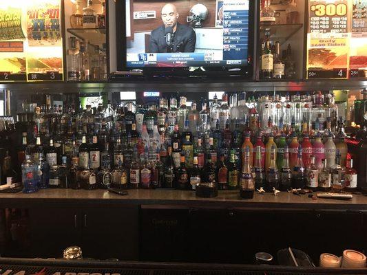 Huge liquor selection