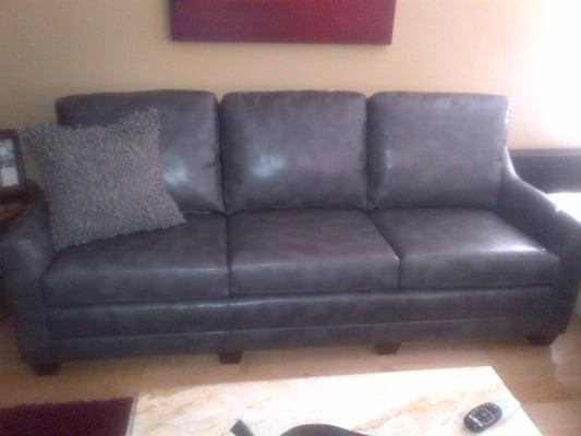 Newly recovered sofa.