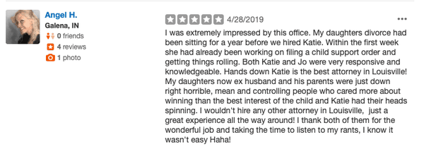 Review from client