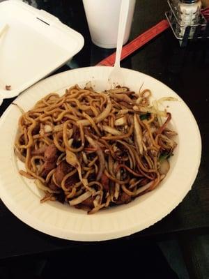 Chicken yakisoba