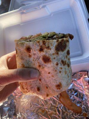 Vegetarian burrito