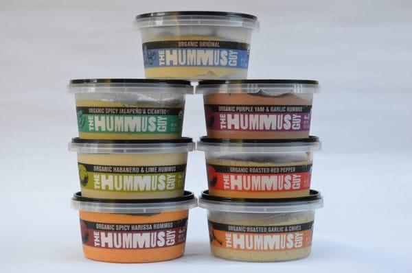 The whole family of retail products in 10oz Tubs