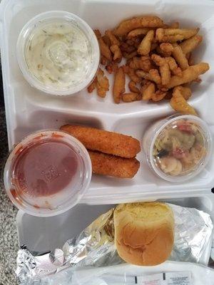 Clam strip platter