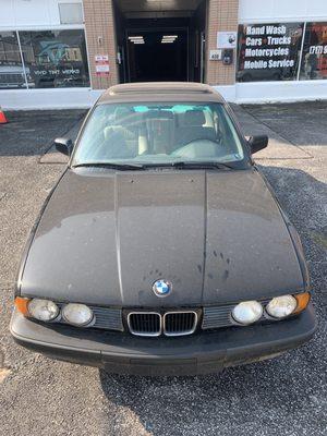 BMW before paint correction