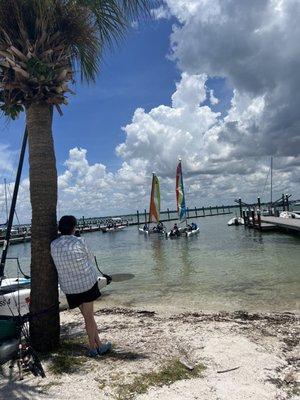 No better place to get your grand kids out sailing!