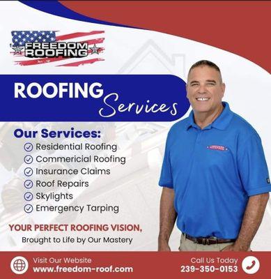 Roofing Services Offered 
CCC 1332757