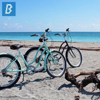 Take a beach day! We have beach cruisers in stock now.