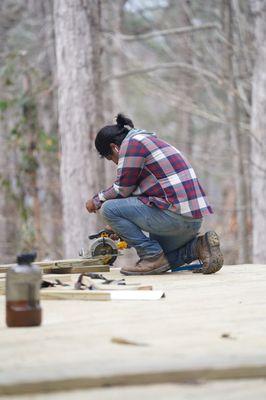 Carpentry repairs for new deck