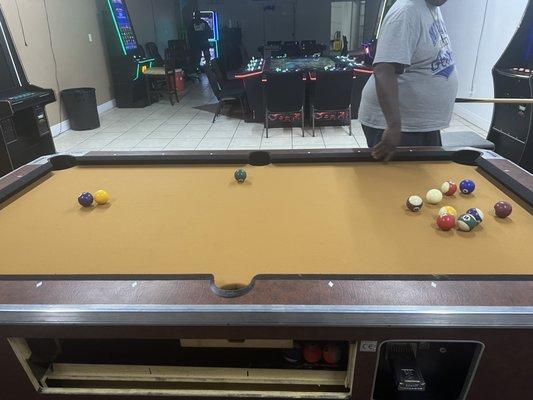 Pool table