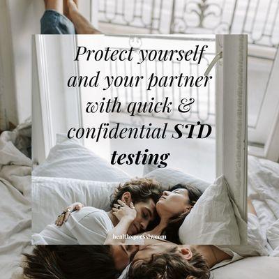 Protect yourself and your partner with quick and confidential STD testing at Health Xpress Medical Center.