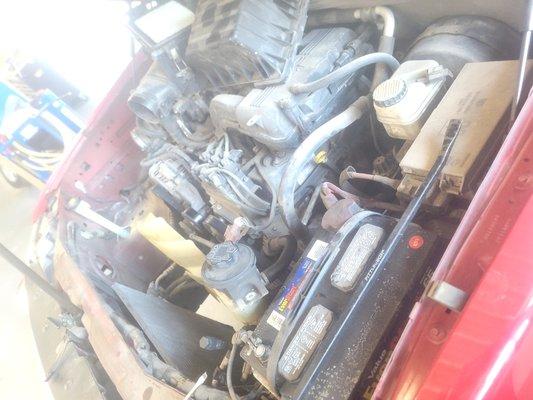 Radiator replacement, water pump,