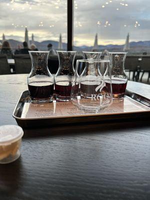 Red wine flight