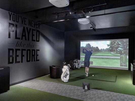 The fitting simulator at PXG Chicago.