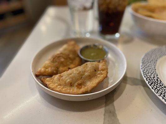 Empanadas with Jerk Chicken