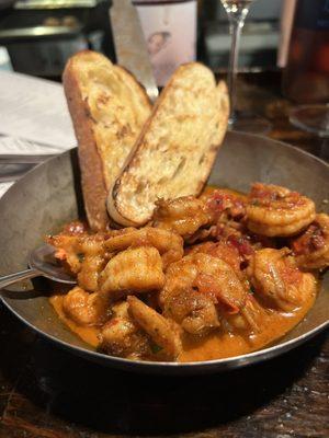 Spicy shrimp Gambas. So flavorful and bread was perfect! Definitely recommend