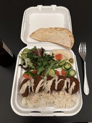 Falafel plate