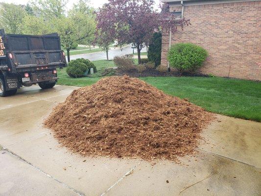 Cedar mulch