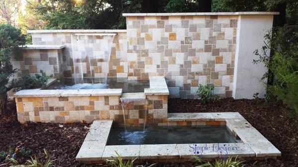 Contemporary water feature