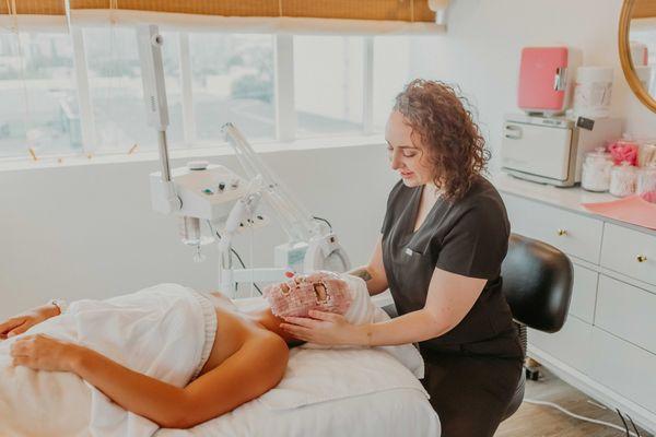 Facial with Crystal Face Mask add on