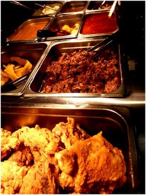 SUNDAY BUFFET  with salad bar and dessert  $10.75