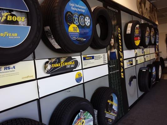 Goodyear tire display