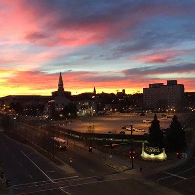 DU Eastern sky at sunset.