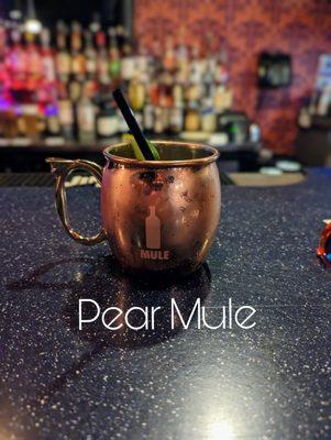 Pear Mule. Very refreshing!