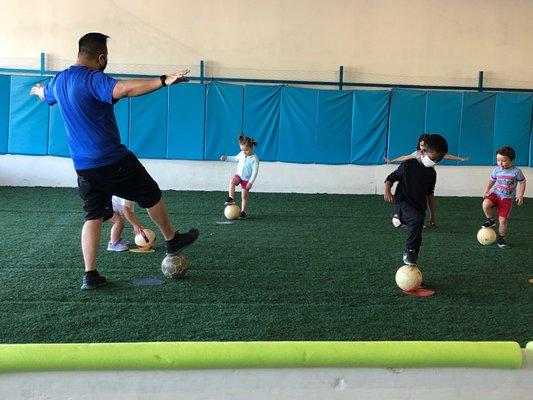 Soccer Stance warm-ups