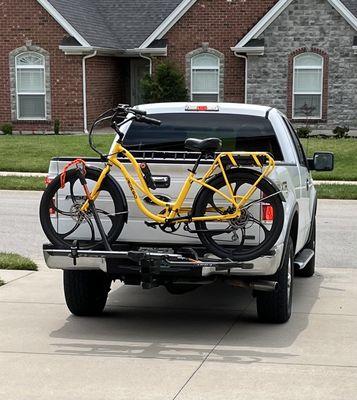 Pedego Electric Transporting my bike to be serviced