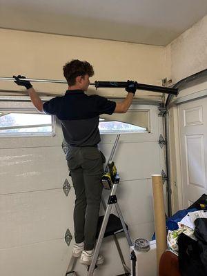 Garage door spring replacement in San jose