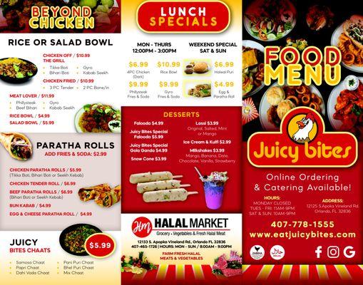 New Menu 
#halal #halalfood #halalchicken #zabiha #halwapuri