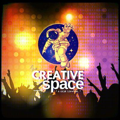 Creative Space Spaceman DanceFloor logo