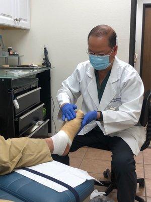 Dr. Tim Nguyen at work!