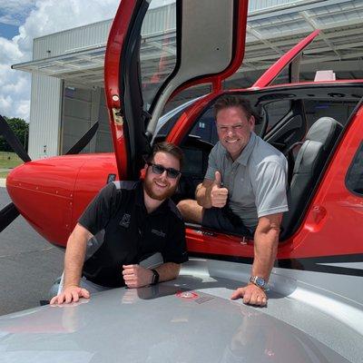 Congratulations to Paul Adkison who soloed on June 10th in his brand new Cirrus SR22T!