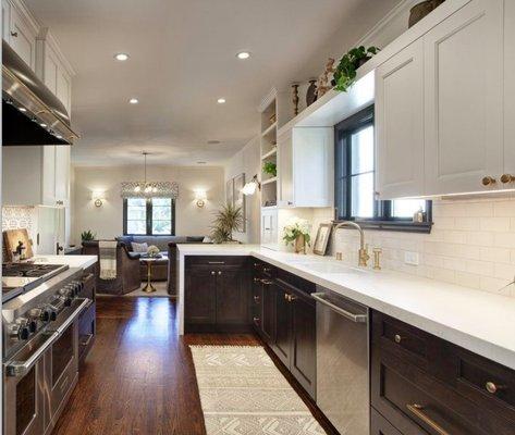 Another angle of kitchen remodel in Piedmont