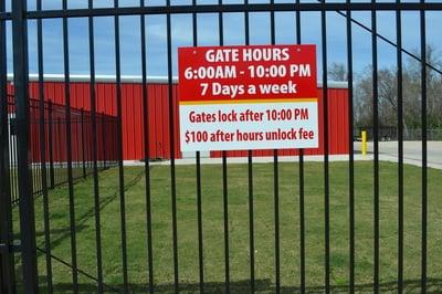 Gate Hours!