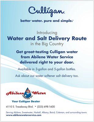 Abilene Water delivery services