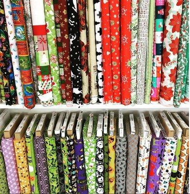 Christmas Fabric and Halloween Fabric