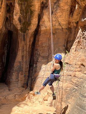 Water Canyon repelling, canyoneering and hiking