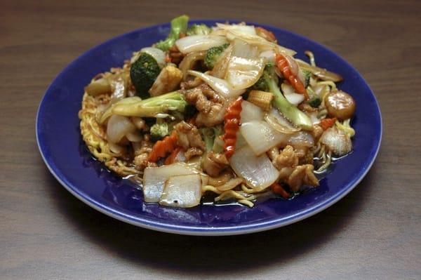 Crispy Noodles with Chicken