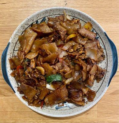 Beef pad kee mao.