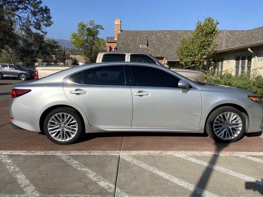 New Front tint darker than existing rear tint